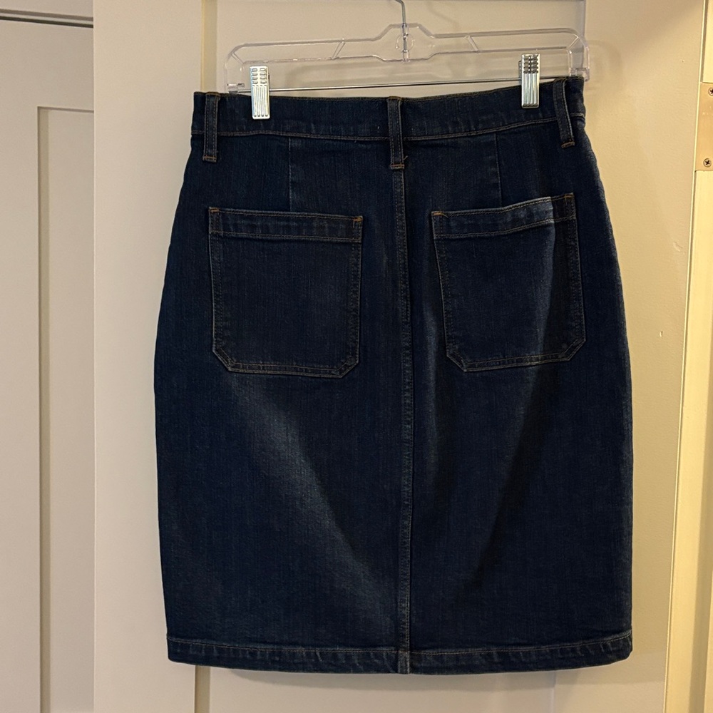 J. Crew Indigo Denim Skirt - Picture 4 of 4